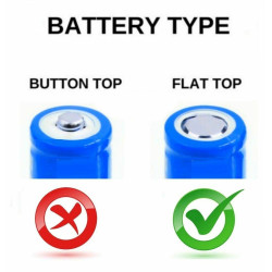 3.7V 3000 mAh 18650 Vipow Li-Ion Rechargeable Battery (4 pcs pack)