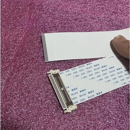 TV Flat LVDS Cable - 30 Pin, 1mm Pitch, 50cm Length