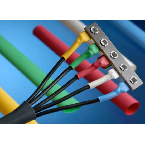 Heat Shrink Tubing - 20cm, 2:1 Shrink Ratio, Mixed Sizes and Colors (Pack of 100)