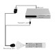 Compact IR Remote Control Extension Cord Cable IR Receiver Transmitter Repeater