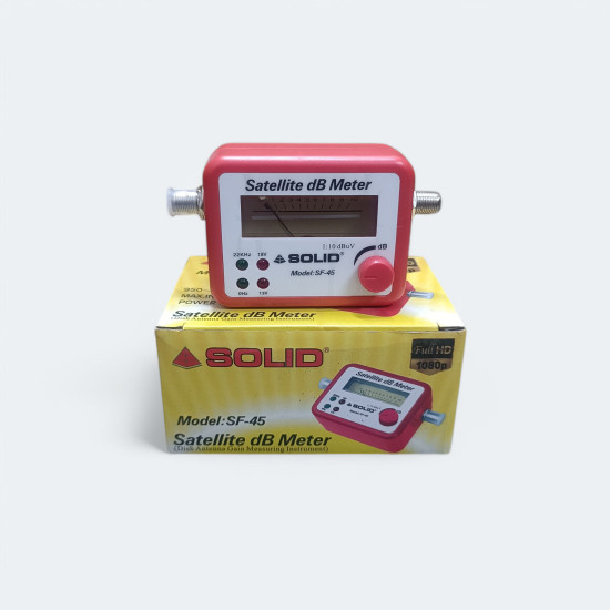 SOLID Analogue SF-45 Satellite dB Meter