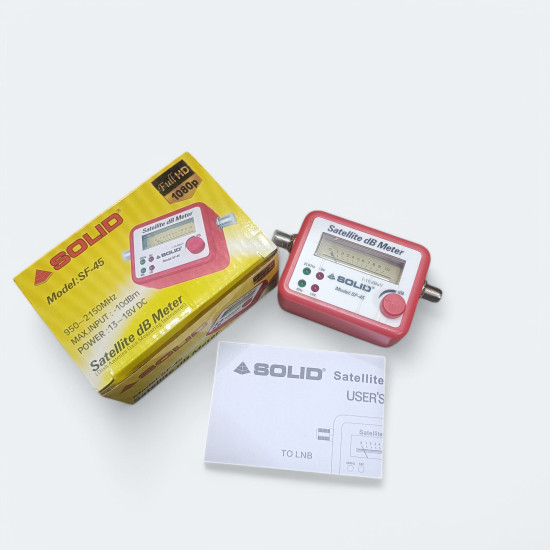 SOLID Analogue SF-45 Satellite dB Meter