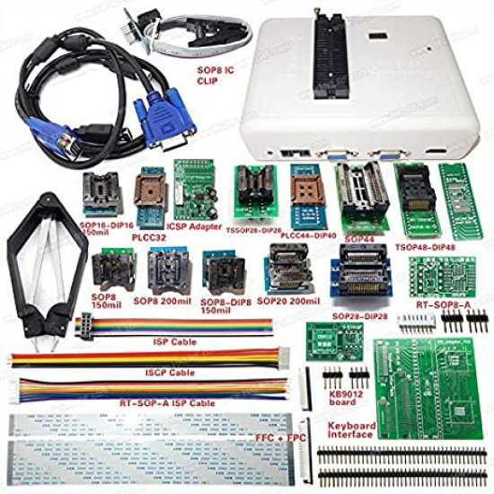 IFIX RT809H EMMC NAND Flash Programmer with 21 Adapters