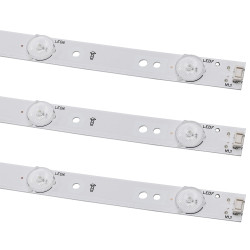 LED Backlight Strip 7 LED 3V, 24 Inch Long For 32 Inch TV (Generic)