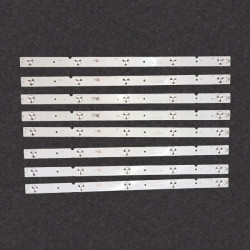 LED Backlight Strip For Lloyd 40 Inch TV, 8Pcs Set Of 5 LED 3V 15.75 Inch Long