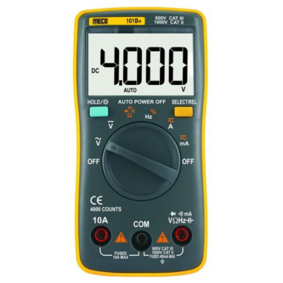 Meco Digital Multimeter 101B+, Pocket Size Digital Multimeter