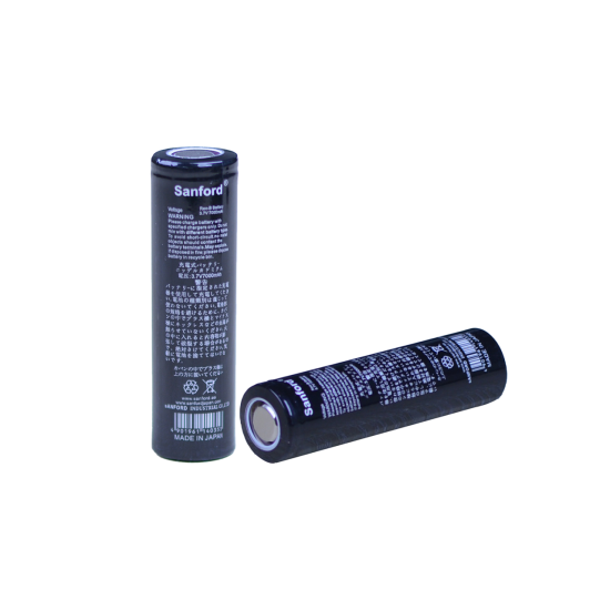 SANFORD 3.7V 7000mAh 18650 FLAT NICKEL CADMIUM RECHARGEABLE BATTERY