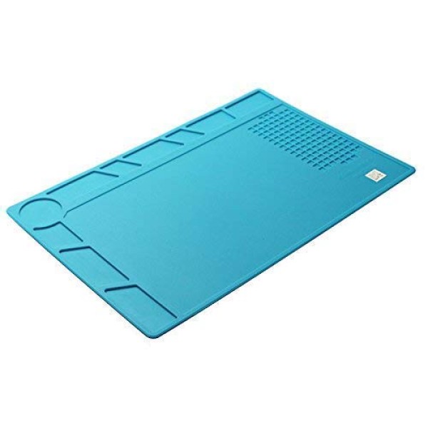 Blue Silicone Repair Mat – Non-Slip, Heat Resistant 32x23 cm
