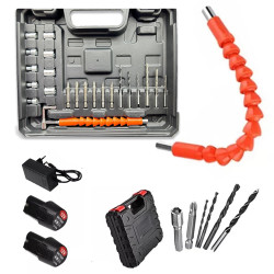 MAF PRO CDLI12108 Cordless Drill Screwdriver 12V 10mm – 2 Batteries + Charger