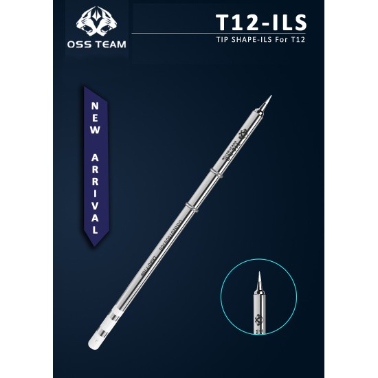 OSS TEAM T12-ILS SOLDERING IRON POINTED TIP BIT