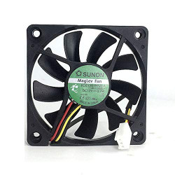 SUNON MAGLEV DC FAN KDE1207PFV3-A 3PIN Quiet Fan 7010 Magnetic Levitation Cooling Fan (70x70x10mm)