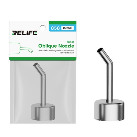 858 series hot air rework station relife oblique 4mm 45 degree nozzle
