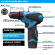 Wireless Electric Screwdriver Cordless Drill Machine - 2 Batteries 12V/1.5Ah - Ultimate DIY Companion