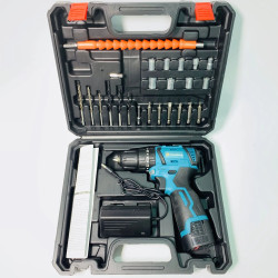 Wireless Electric Screwdriver Cordless Drill Machine - 2 Batteries 12V/1.5Ah - Ultimate DIY Companion