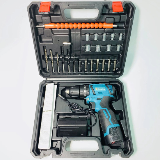 Wireless Electric Screwdriver Cordless Drill Machine - 2 Batteries 12V/1.5Ah - Ultimate DIY Companion
