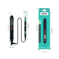 Relife DT-02 Digital Pen Multimeter, Auto Range, NCV