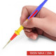 MECHANIC RP4 Multimeter Probe, Stainless Steel, Soft Silicone Cord Tip Probe Test Pen for Digital Multimeter, 20A, 1000V