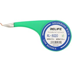 Relife RL-3020 3.0mm Desoldering Wick 2m Copper Solder Remover